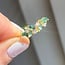 La Kaiser Yellow Gold Moss Agate & Topaz Orchard Ring