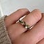 La Kaiser Yellow Gold Moss Agate & Topaz Orchard Ring