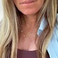 La Kaiser Cotton Candy Opal Droplet Necklace