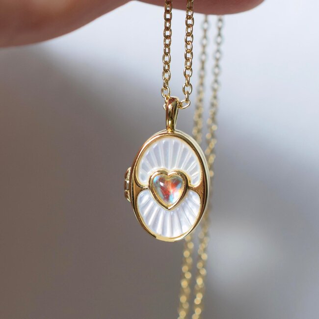 La Kaiser Mother Of Pearl Dive In Deep Locket