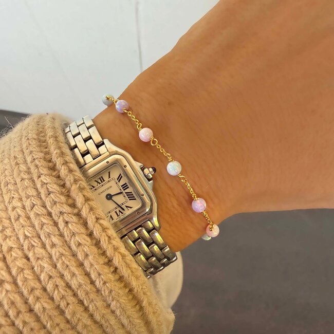 La Kaiser Pastel Opal Gum Drop Bracelet