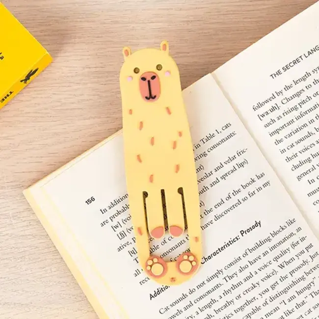 Capybara Reading Light & Bookmark