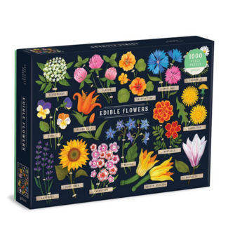 Galison/mudpuppy Edible Flowers 1000 Piece Puzzle