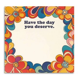 Bad Betty Sticky Note Pad - Have the Day You Deserve