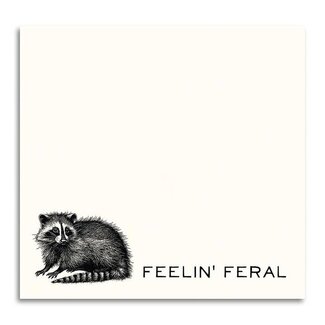 Bad Betty Sticky Note Pad - Feelin' Feral