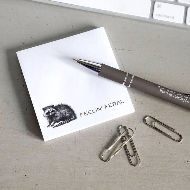 Bad Betty Sticky Note Pad - Feelin' Feral