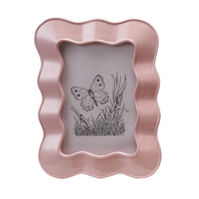 Resin Wavy Photo Frame 4" x 6"