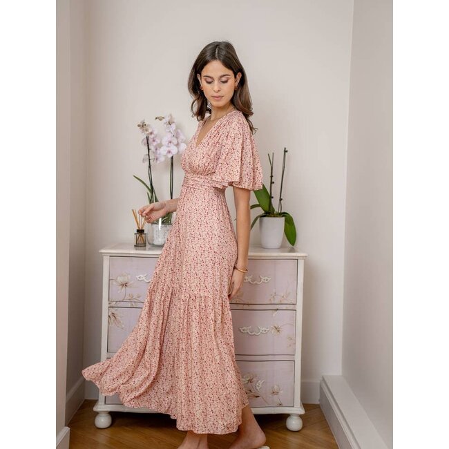 Long Dress with Liberty Floral Print