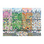 Galison/mudpuppy Michael Storrings Dog Park in Four Seasons 1000 Piece Puzzle