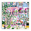 Galison/mudpuppy Cherry Lane Blossoms 1000 Piece Puzzle