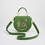 Fable England Fawn & Snail Green Embroidered Top Handle Bag