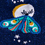 Sock it to me Ladies Socks - Moonlit Moth
