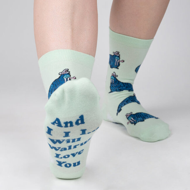 Sock it to me Women's Socks - And I Walrus Love You
