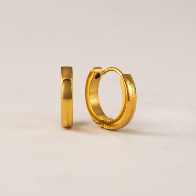 Lover’s Tempo Maya 16mm Hoops - Gold Waterproof
