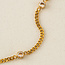 Lover’s Tempo Cira Cubic Zirconia Chain Bracelet - Gold - Waterproof