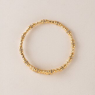 Lover’s Tempo Mini Solana Flex Bangle - Gold