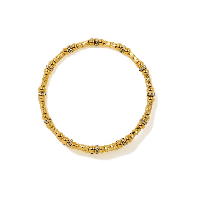 Lover’s Tempo Mini Solana Flex Bangle - Gold