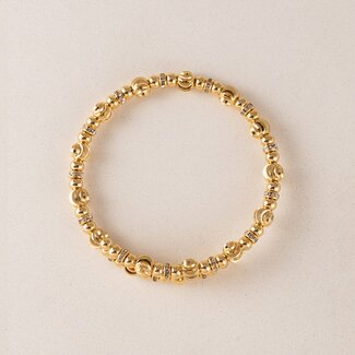 Lover’s Tempo Solana Flex Bangle - Gold