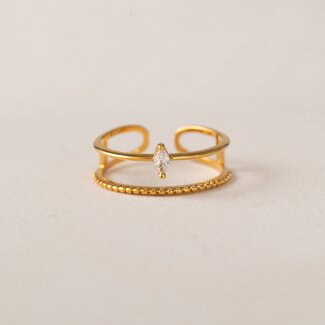 Lover’s Tempo Marquise Ring - Gold