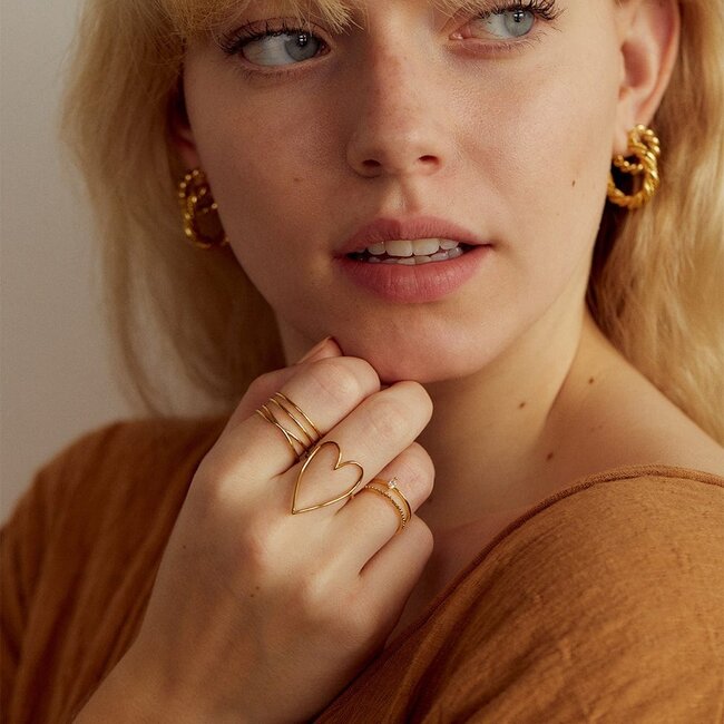 Lover’s Tempo Marquise Ring - Gold