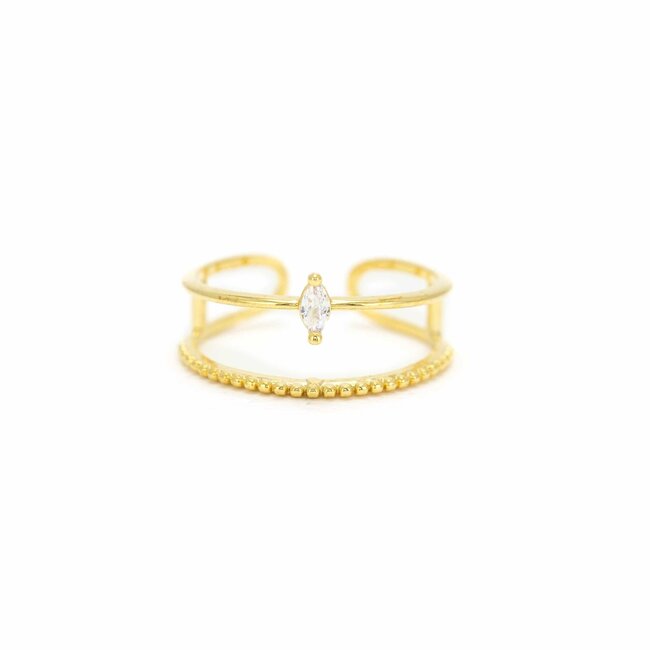 Lover’s Tempo Marquise Ring - Gold