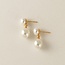 Lover’s Tempo Positano Pearl Drop Earrings - Gold