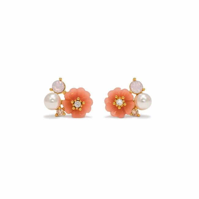 Lover’s Tempo Sweetpea Stud Earrings - Pink