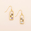 Scout Good Karma Miyuki Frame Earring - Blush/Topaz