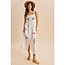 Large Embroidered Maxi Dress In White