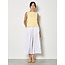 Apricot Yellow Sunflower Embroidered Shell Top