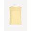 Apricot Yellow Sunflower Embroidered Shell Top
