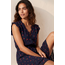 Annick Natasha Cherry Print Short Dress in Navy