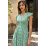 Annick Alma Dress Short Ditsy Floral in Green
