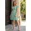 Annick Alma Dress Short Ditsy Floral in Green