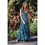 Papillon Emilia Maxi Dress - Teal Floral