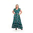 Papillon Emilia Maxi Dress - Teal Floral