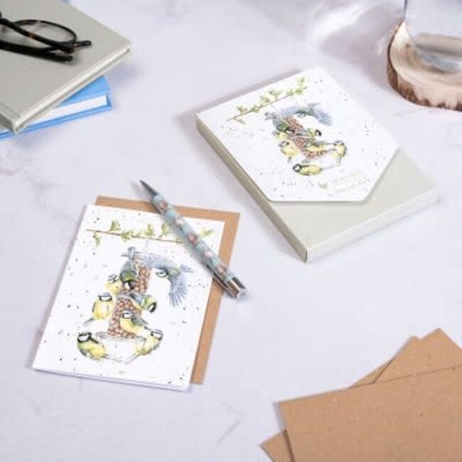 Wrendale 'BON APPETIT' Bluetit Notecard Set