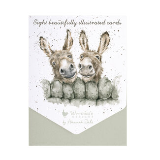 Wrendale 'HEE HAW' Donkey Notecard Set