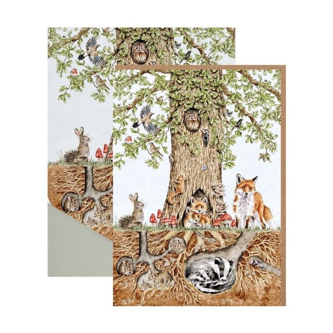 Wrendale 'WILD WOODLAND' Nature Notecard Pack