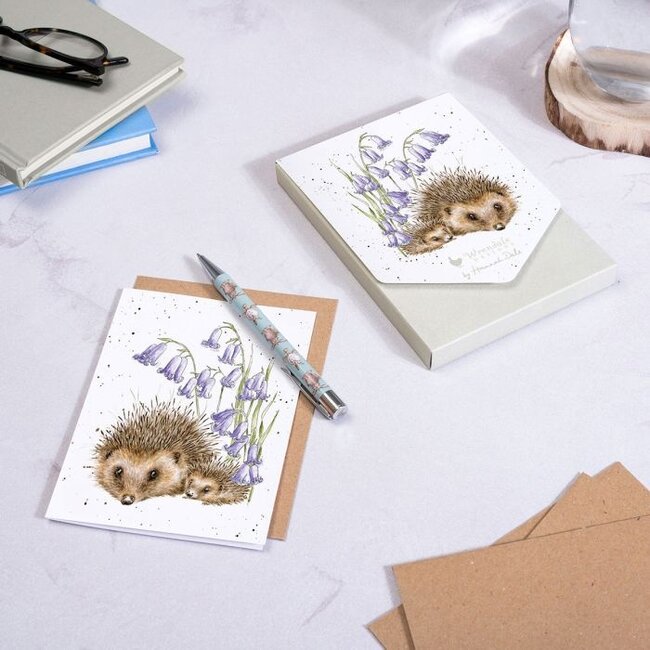 Wrendale 'NEW BEGINNINGS' Hedgehog Notecard Set