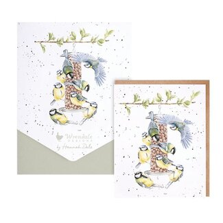 Wrendale 'BON APPETIT' Bluetit Notecard Set