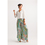 Papillon White Embroidered Button Blouse