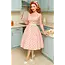 Daisy Light Pink Polka Dot Halter Dress