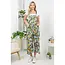 Vintage Floral Print Overalls