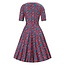 Matilda Green Strawberry Wrap Dress