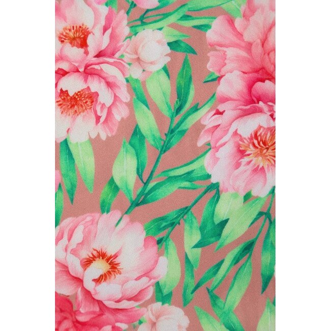 Lily Pink Floral Off-Shoulder Dress