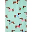 Amanda Mint Green Sausage Dog Swing Dress