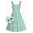 Amanda Mint Green Sausage Dog Swing Dress