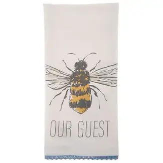 Flour Sack Tea Towel Bee