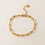 Lover’s Tempo Bold Paperclip Bracelet - Gold - Waterproof